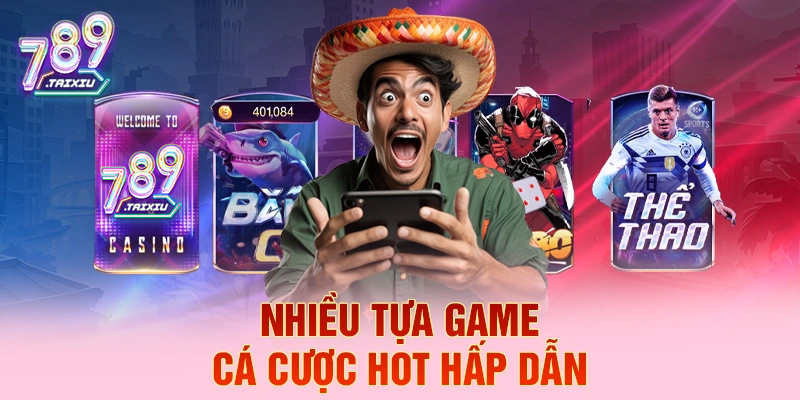 Đa dạng các tựa game cá cược tại five88